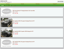 Tablet Screenshot of mgmautos.net